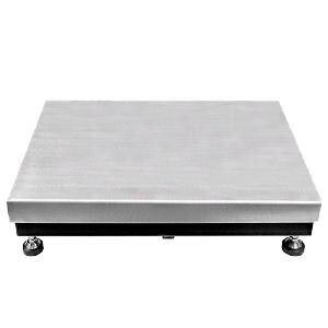 Plataforma de pesaje 60 kg, 35x30x11 cm con estructura de acero al carbón y plato de acero inoxidable 