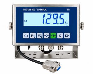 Indicador de peso con pantalla LED modelo T9 con RS232 y RS485 - ELICROM