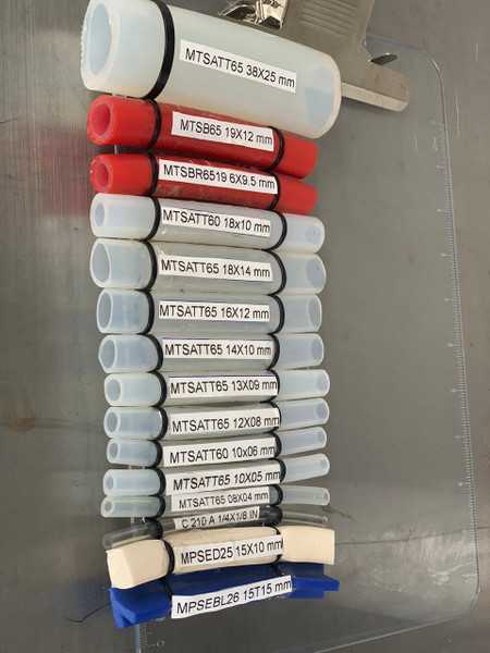 Manguera de silicón Øe 14 mm x Øi 10 mm translucidas atoxicas - ELICROM