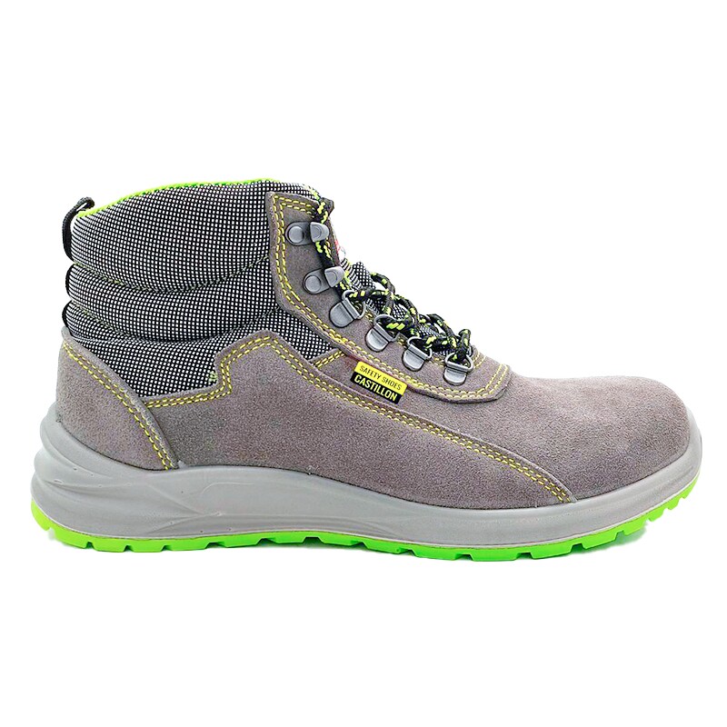 Bota industrial color gris, talla 42 - ELICROM