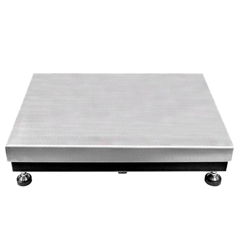 Plataforma de pesaje 60 kg con estructura de acero al carbón y plato de acero inoxidable - ELICROM