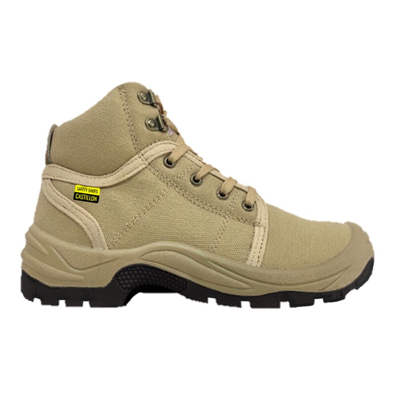 Bota industrial color beige, talla 40 - ELICROM
