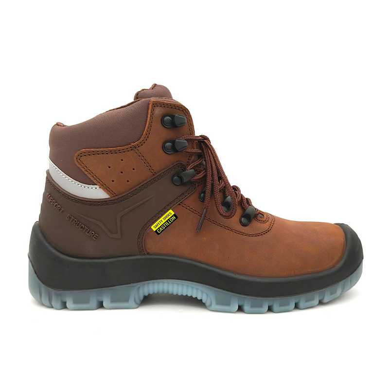 Bota industrial color marrón, talla 40 - ELICROM