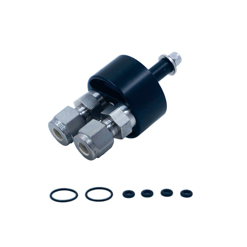 Válvula de ingreso de muestra con conectores tubing de OD 1/4, para LDO 3100 Orbisphere - ELICROM