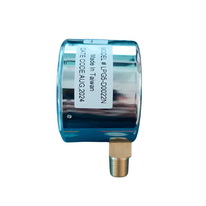 Manómetro 0 a 10 PSI modelo LPG5 de DWYER conexión inferior de 1/4 NPT - ELICROM