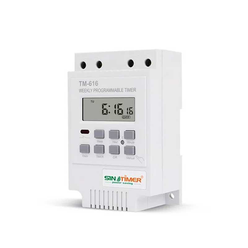 Temporizador programable semanal a 120 VAC 