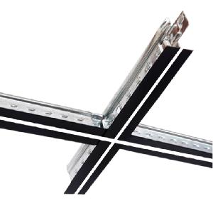 Rejilla TEE 1220x32x24x0,3mm Negro con centro blanco